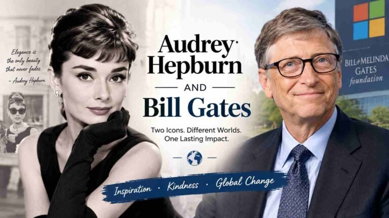 audrey hepburn and bill gates